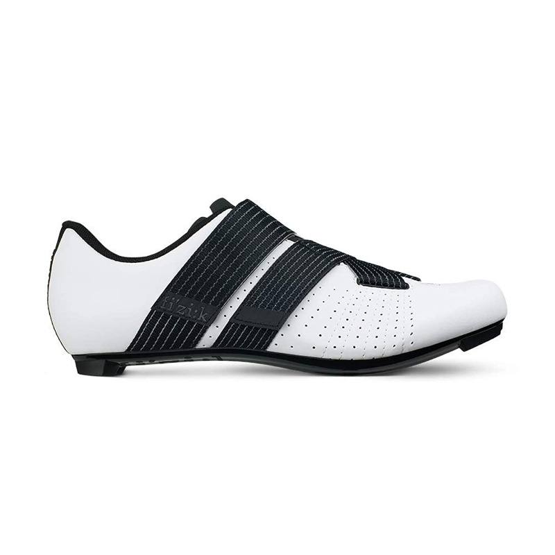Fizik Unisex White/Black Tempo R5 Powerstrap Road Shoes