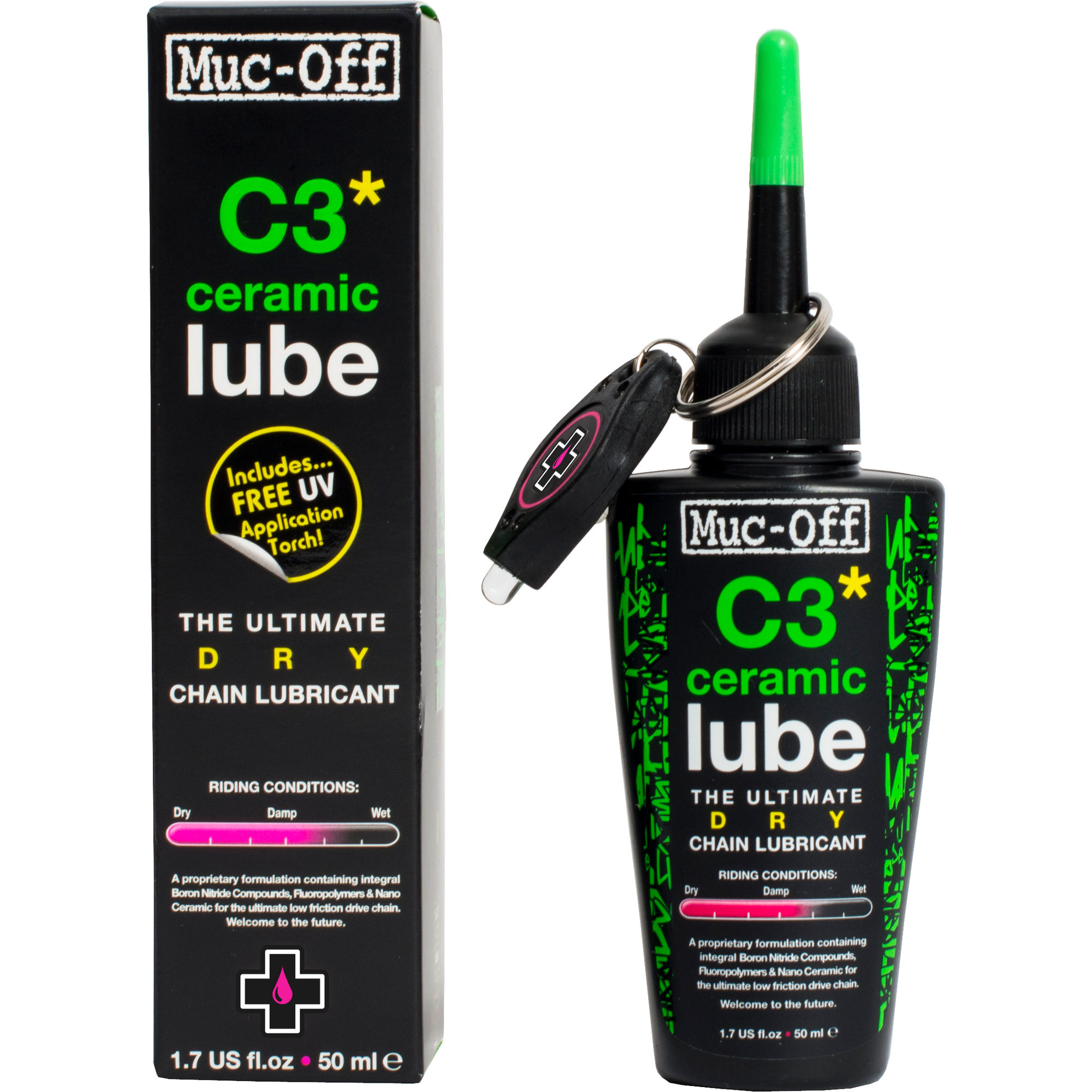 Muc-Off C3 Ceramic Dry Condition Chain Lubricant 50ml