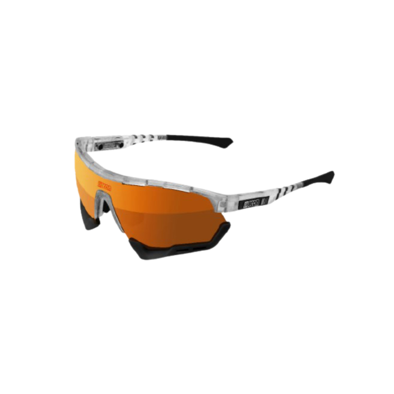 Scicon Frozen White Multimirror Bronze Aerotech Sunglasses XXL