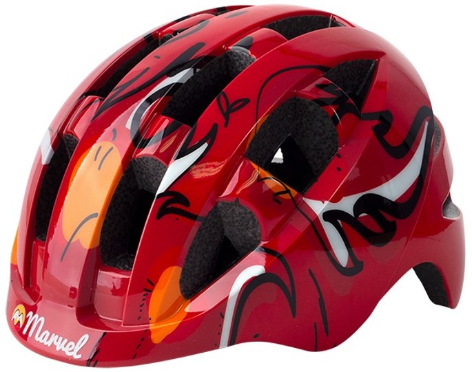 Marvel Lil Shredster Red Flames Junior Helmet