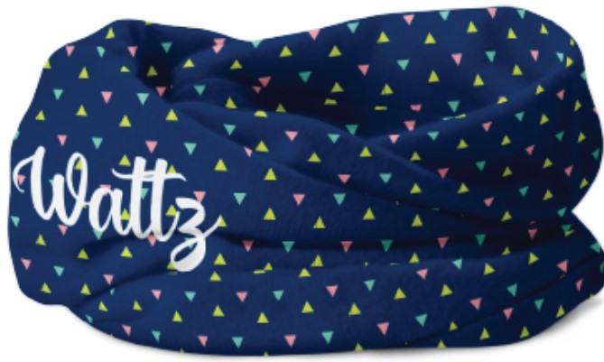 Wattz Geo Femme Navy Snood
