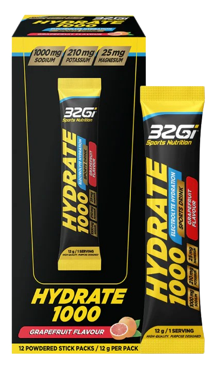 32GI Hydrate 1000 Pack of 12 Sachets