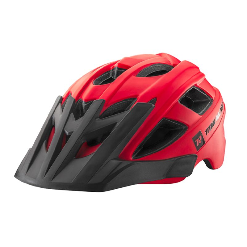 Titan Shredder Junior Red Black Helmet