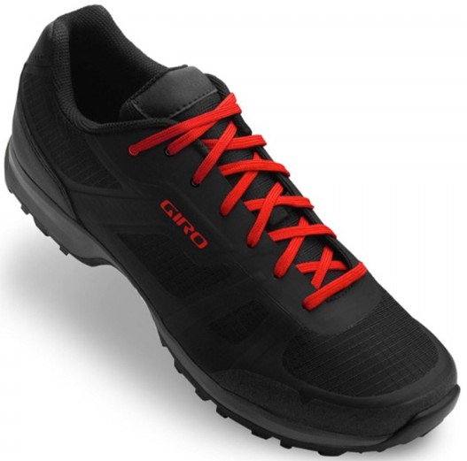 Giro Men's Black Red Trail Gauge MTB Shoes