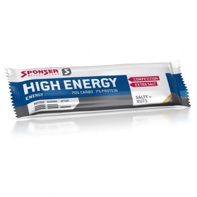 Sponser High Energy Salt+ Nuts Bar - 45G