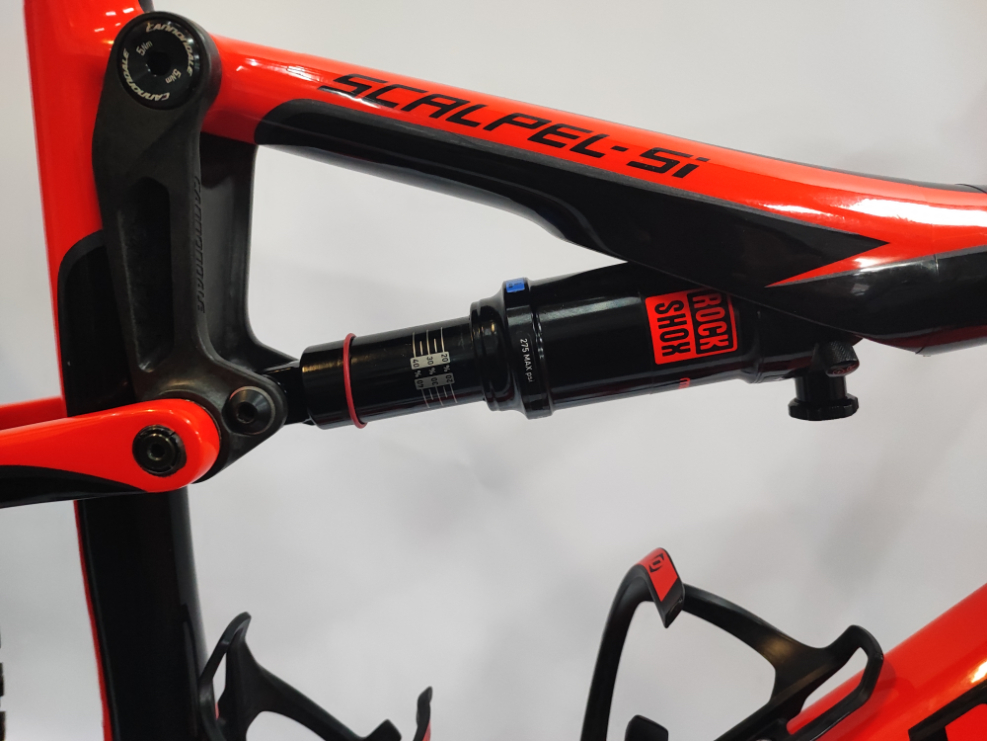 Pre-Owned Cannondale Scalpel RE Carbon Dual Suspension MTB - Medium