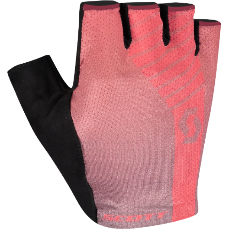 Scott Fiery Red/ Light Grey Aspect Gel Short Finger Gloves