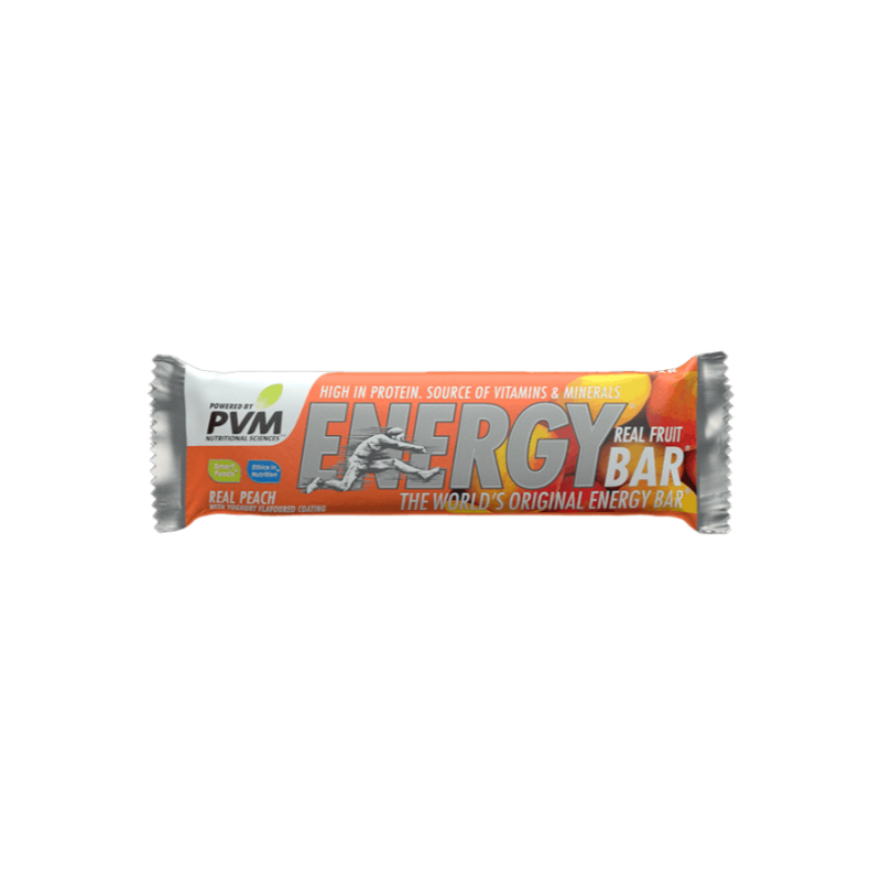 PVM Real Fruit Energy 45G Bar - Peach