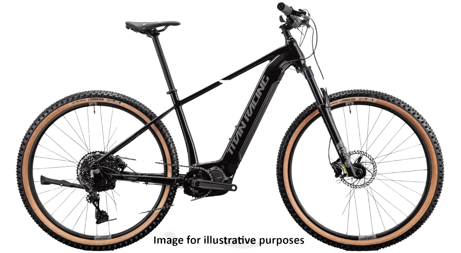 Demo Titan Nitric Sport Aluminium Hardtail Mountain E-Bike 29" BLK XL 2024 