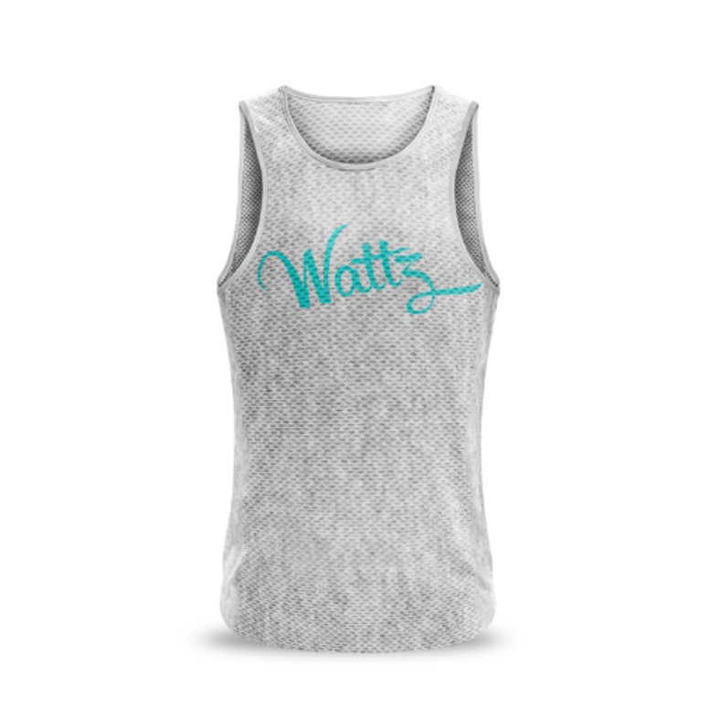 Wattz Ladies Grey Amplify Sleeveless Vest