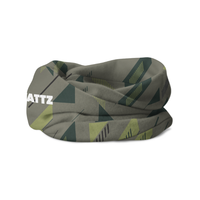 Wattz Geo Camo Olive Snood