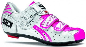 Sidi Ladies White/ Pink Fluo Genius 5 Road Shoe