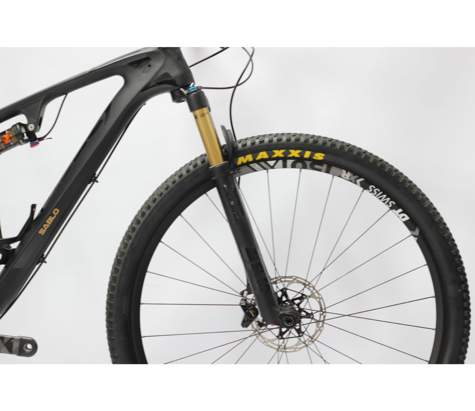Pre-Owned Ridley Sablo Carbon Dual Suspension Mountain Bike - M