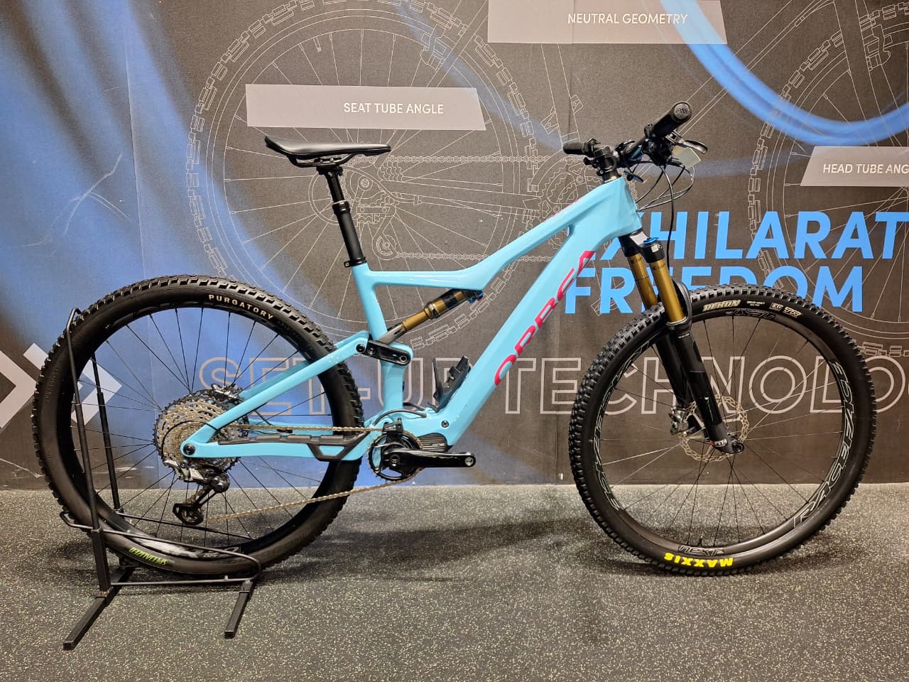 Demo Orbea Rise M-LTD Carbon Dual Suspension MTB Large
