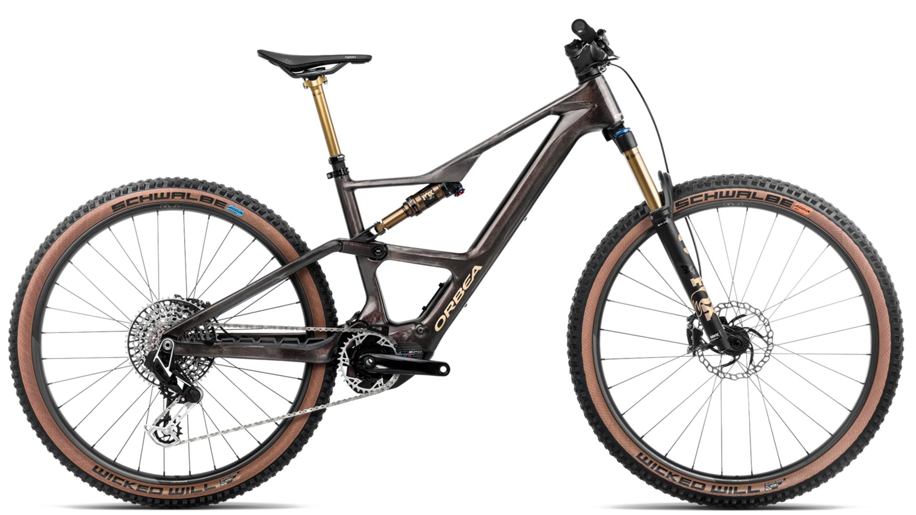 Orbea Rise SL M-LTD 630Wh Carbon Dual Suspension Mountain E-Bike 2025