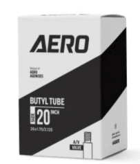 Aero 20" x 1.75?2.125 Junior Inner Tube AV