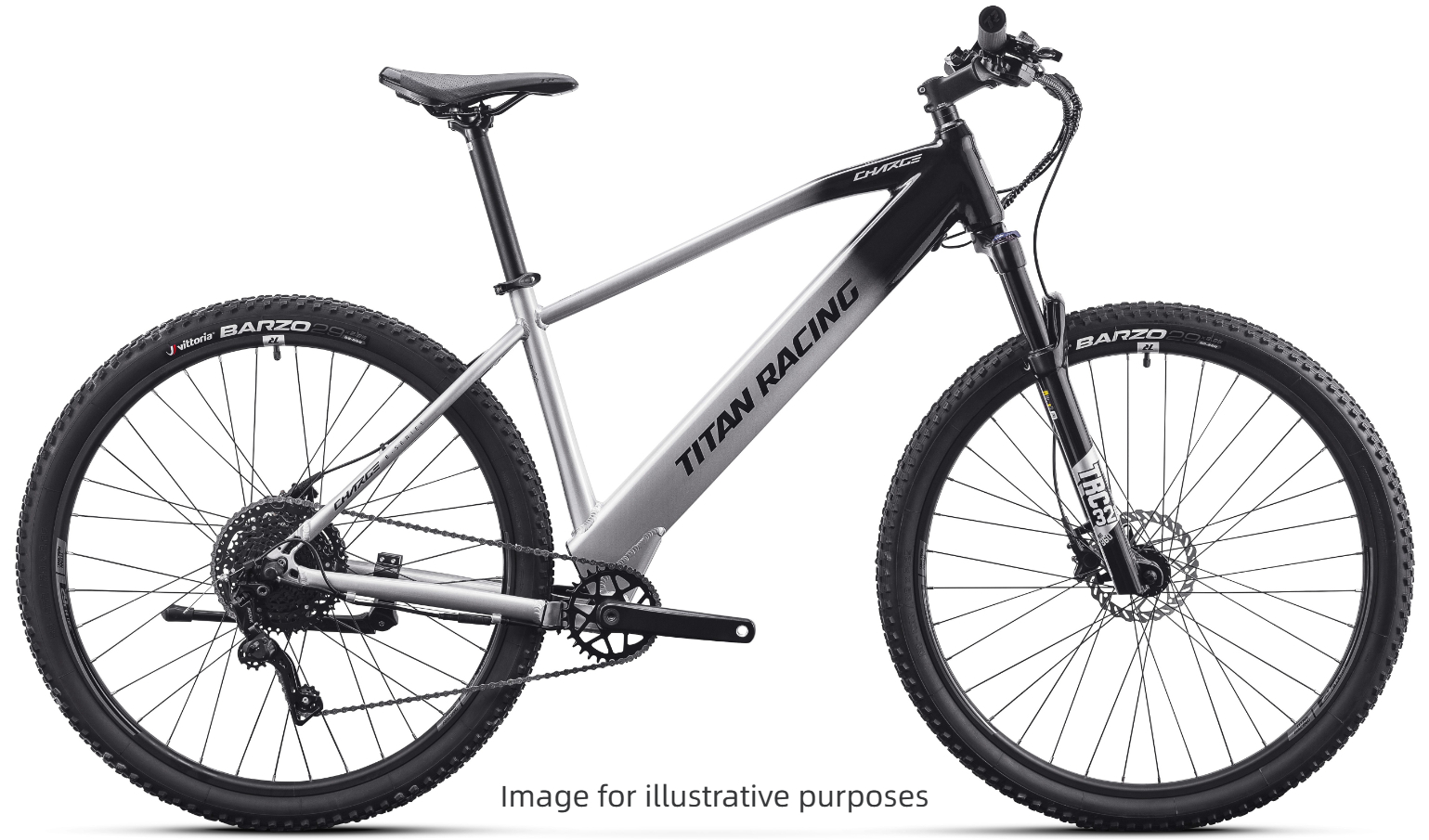 Demo Titan Charge E-Two Hardtail E-MTB Medium 2022 