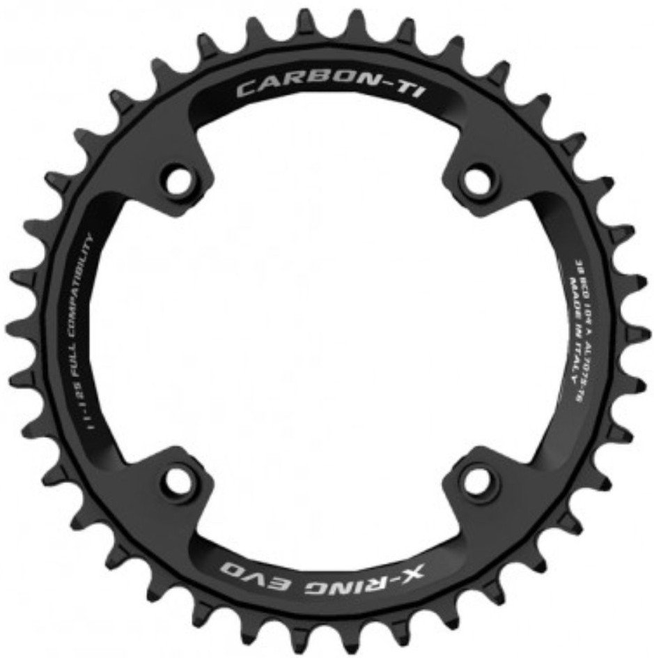 Carbon TI X-Ring 44T (104BCD) MTB Chainring 
