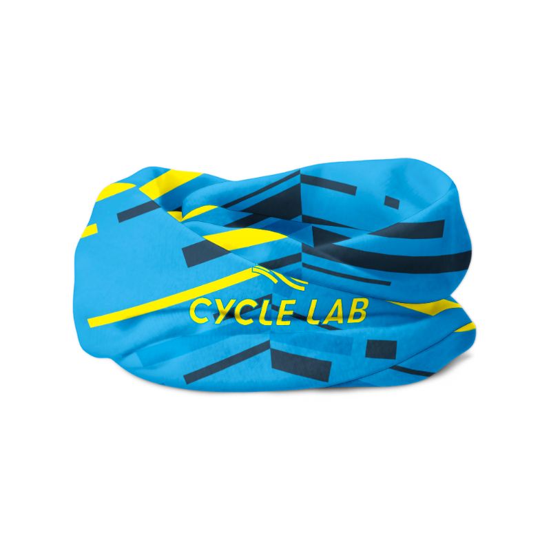 Cycle Lab Unisex Blue/Yellow Stripe Snood