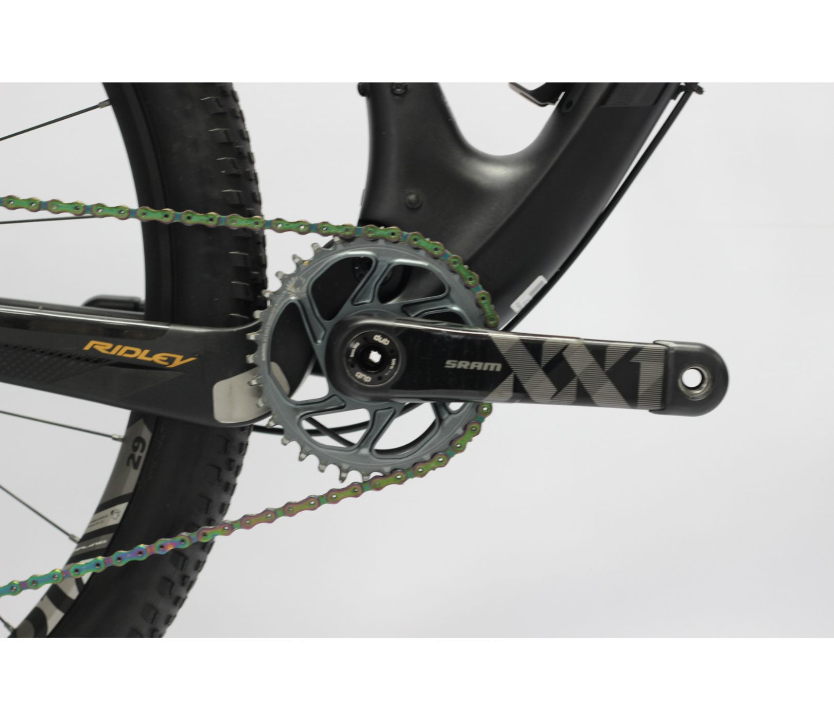 Pre-Owned Ridley Sablo Carbon Dual Suspension Mountain Bike - M