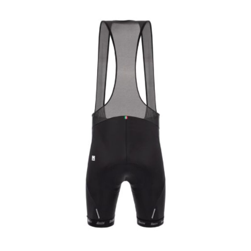Santini Men's Black Cubo Bib Shorts 