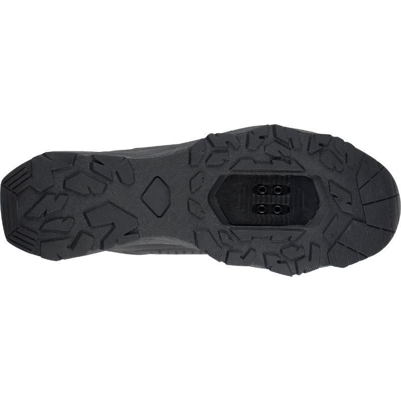 First Ascent Universal Black Gravel  MTB Shoes