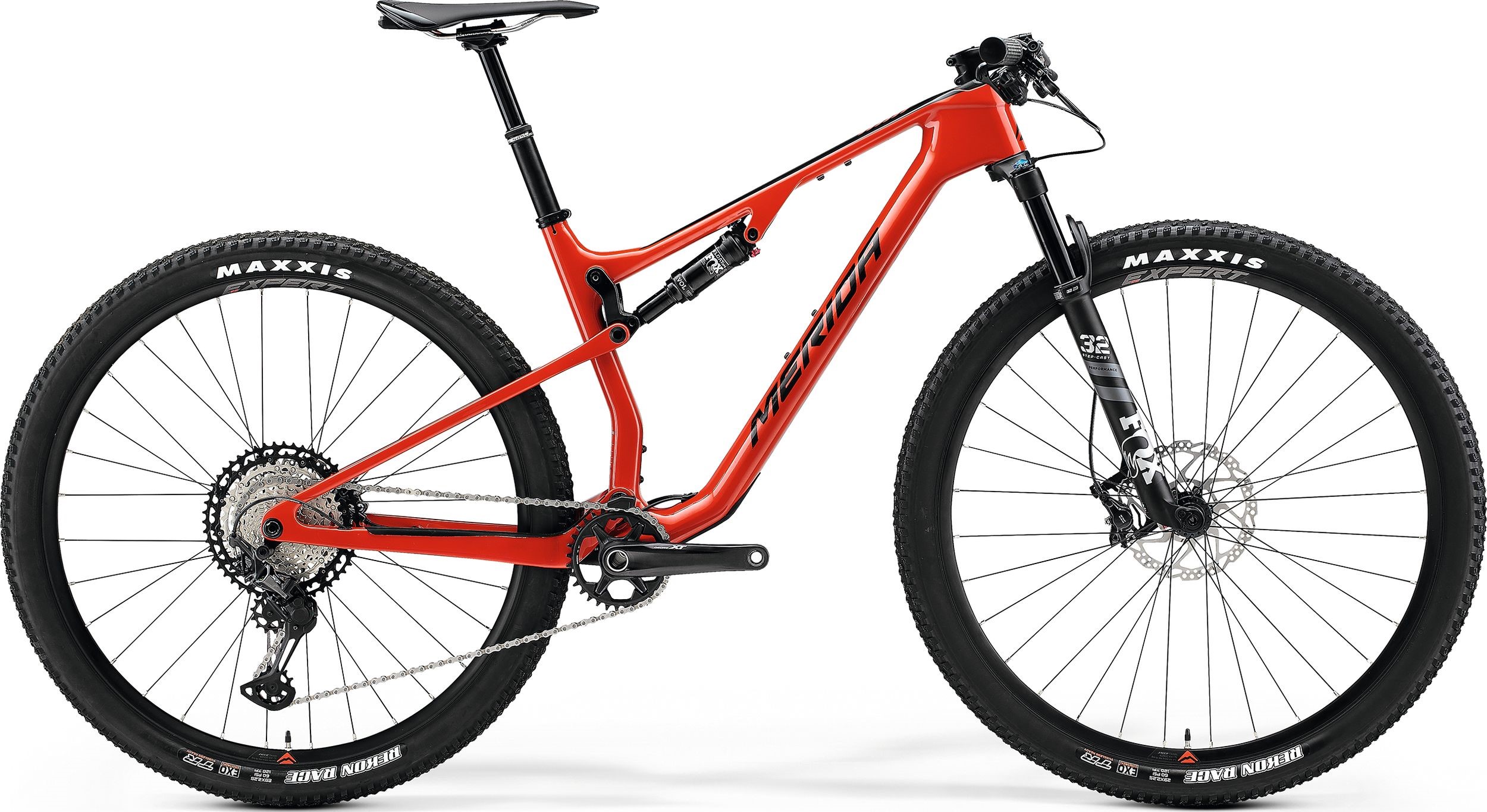 Merida Ninety Six RC XT Carbon Dual Suspension Mountain Bike 2023 