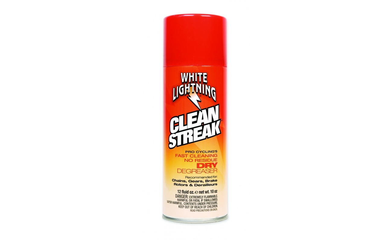 White Lightning Clean Streak Dry Chain Degreaser - 415ml
