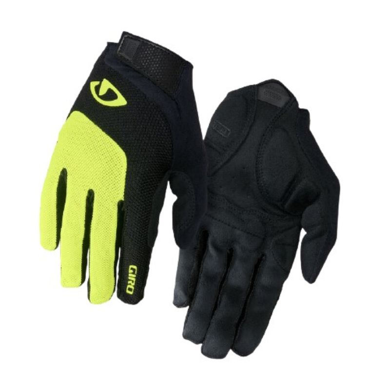 Giro Bravo Gel Black Yellow Long Finger Glove 