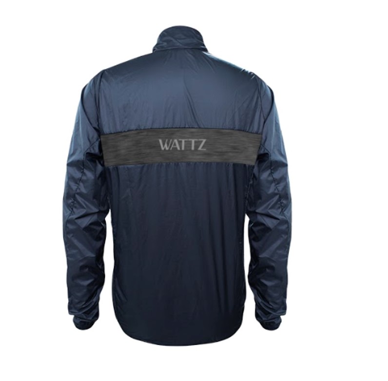 Wattz Men's Black Amplify Rain Jacket
