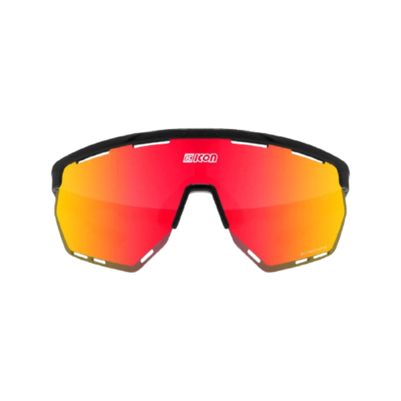 Scicon Black Gloss Aerowing MLS Red Sunglasses