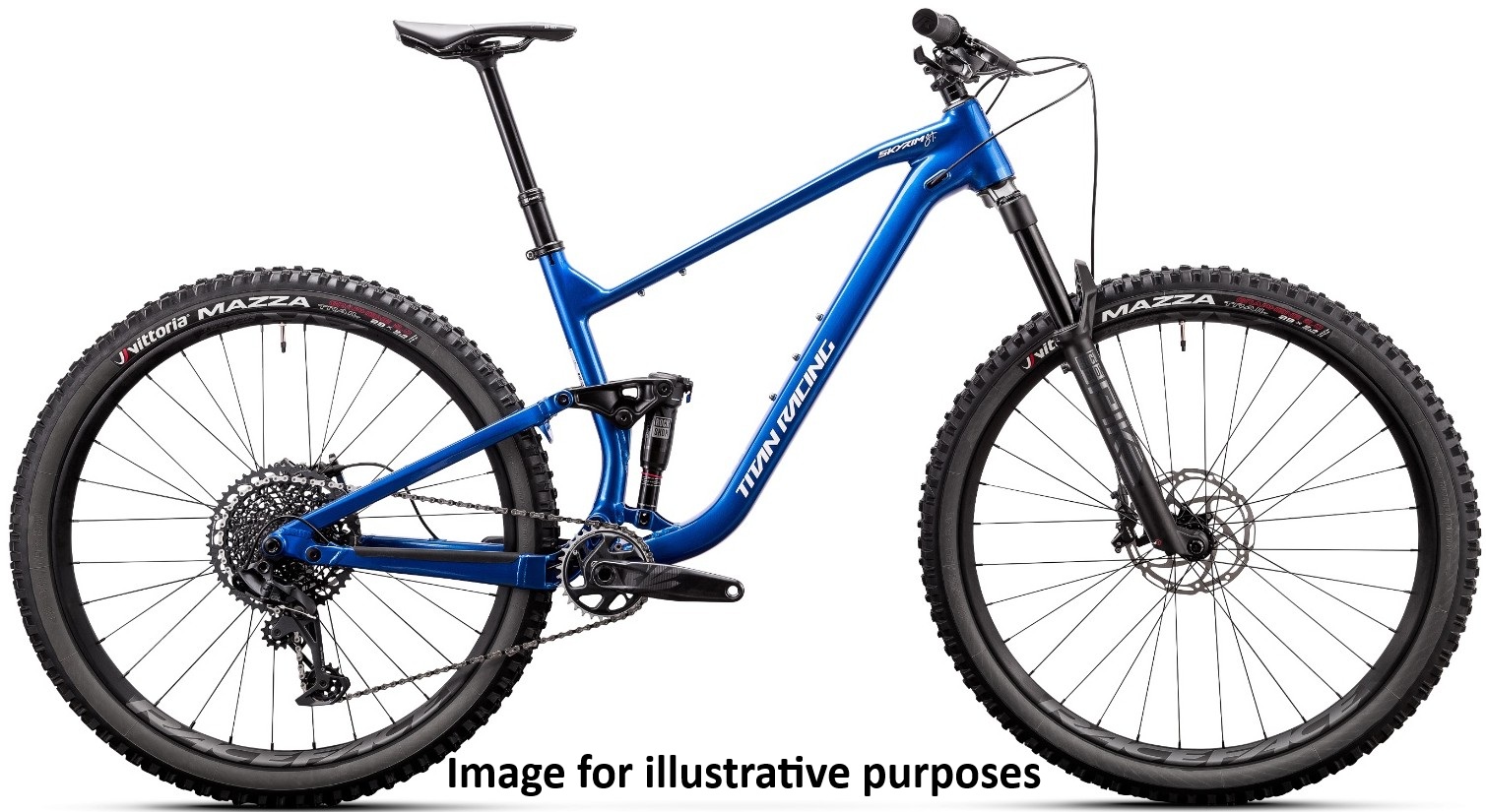 Demo Titan Skyrim ST Comp Aluminium Dual Suspension MTB Small
