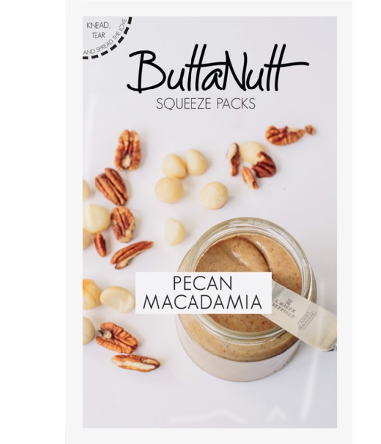 ButtaNutt Pecan Macadamia Squeeze Pack Sachet 32G 