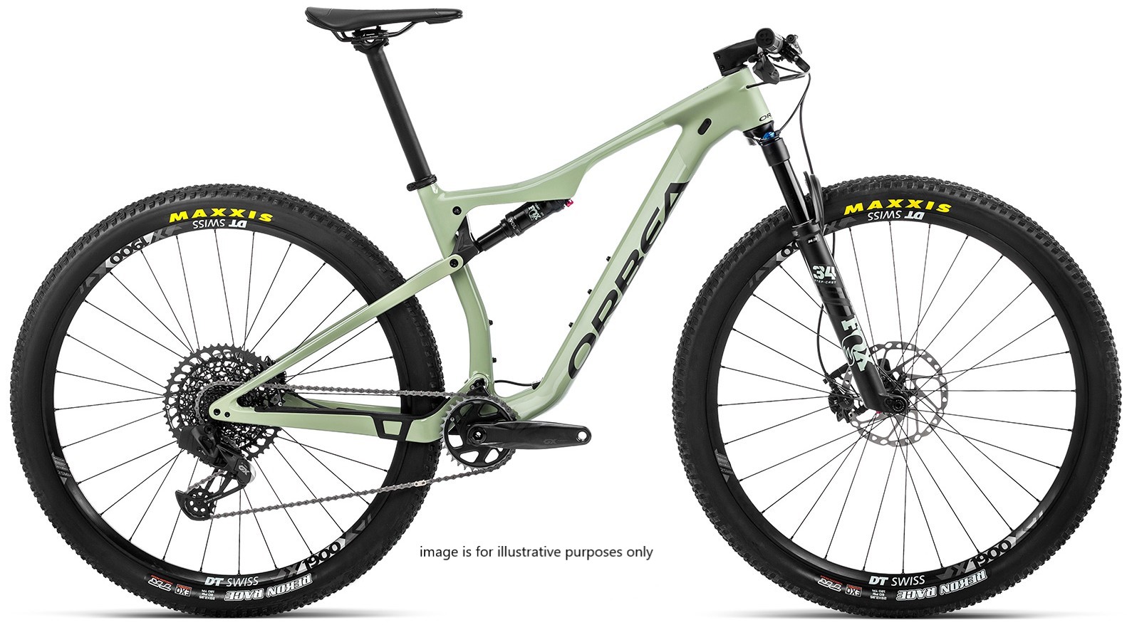 Demo Orbea Oiz M10 TR Carbon Dual Suspension Mountain Bike 2022 29" GRN M