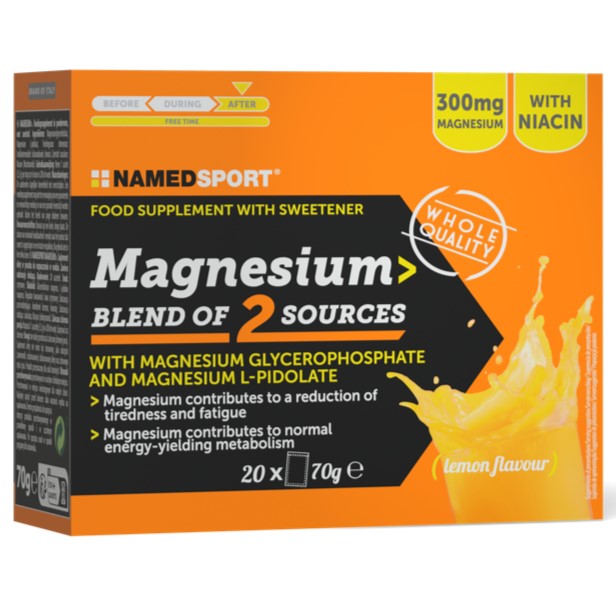 Namedsport  Magnesium Blend of2 Sources 20 Sachets