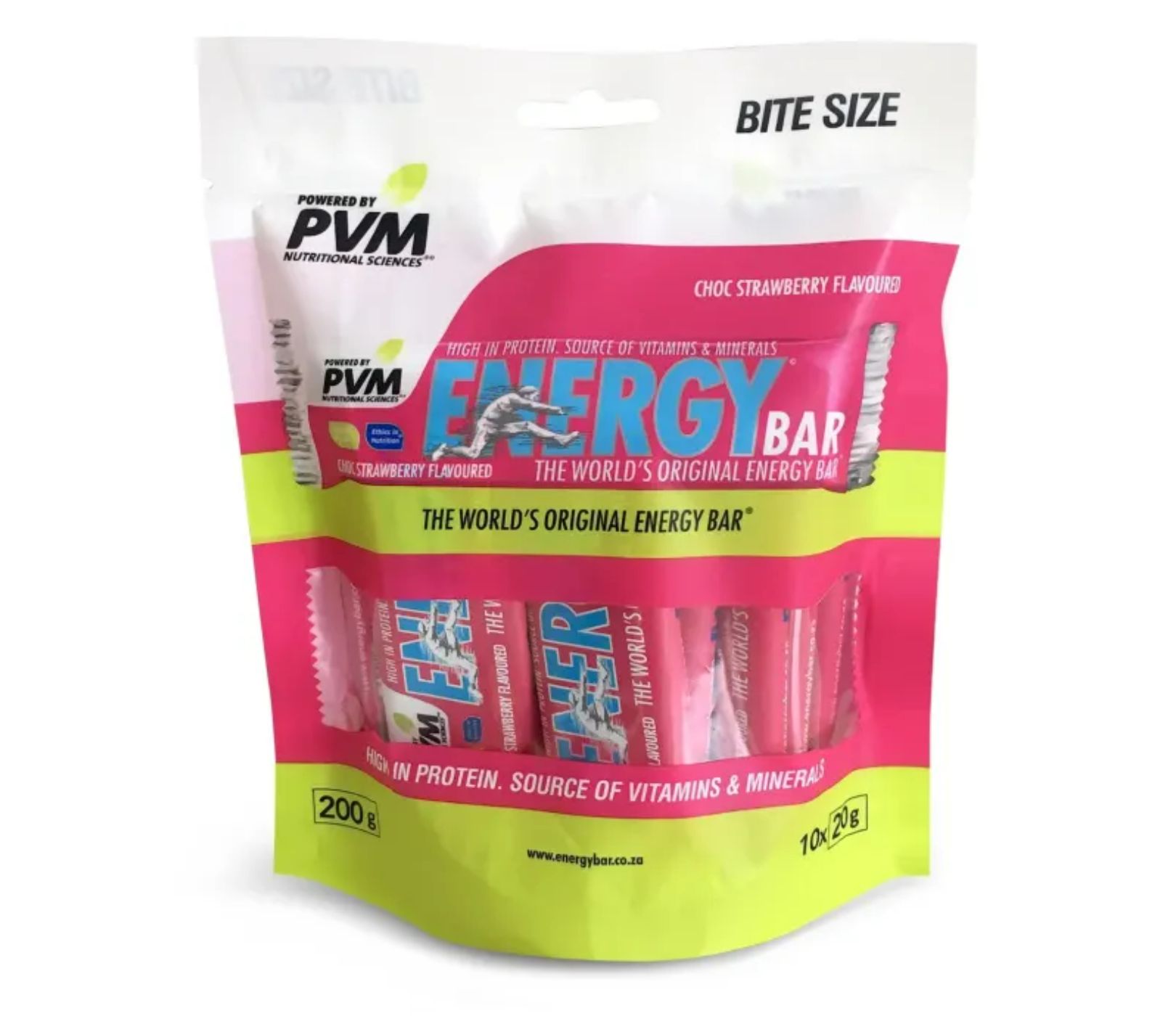 PVM Bite Size Energy Bars 20g - Bag of 10