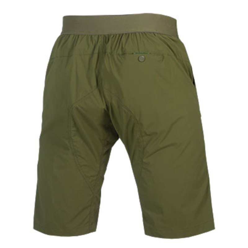 Endura Men's Green Hummvee Lite Baggy Shorts with Liner