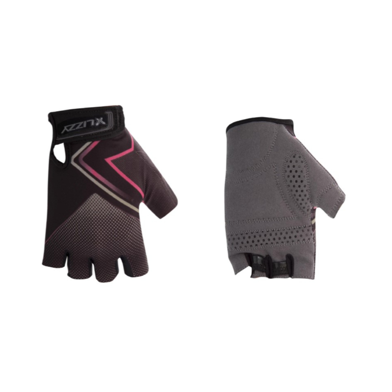Lizzy Junior Black Pink Short Finger Glove