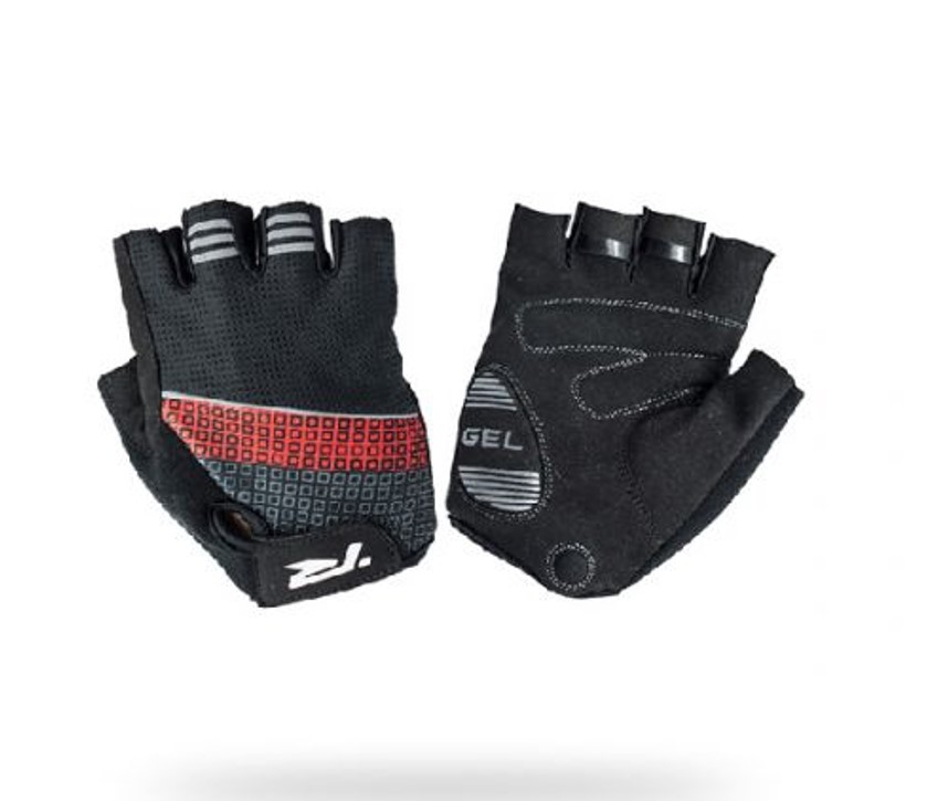 Ryder Aero Gel 2 Black/Grey Fade Short Finger Gloves