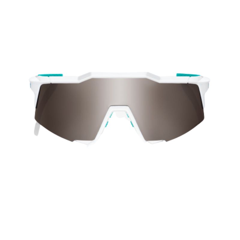 100% Speedcraft SE BORA Hansgrohe Team White HiPER Silver Mirror Sunglasses