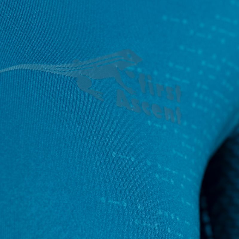 First Ascent Men's Blue Depth Attack Short Sleeve Jersey