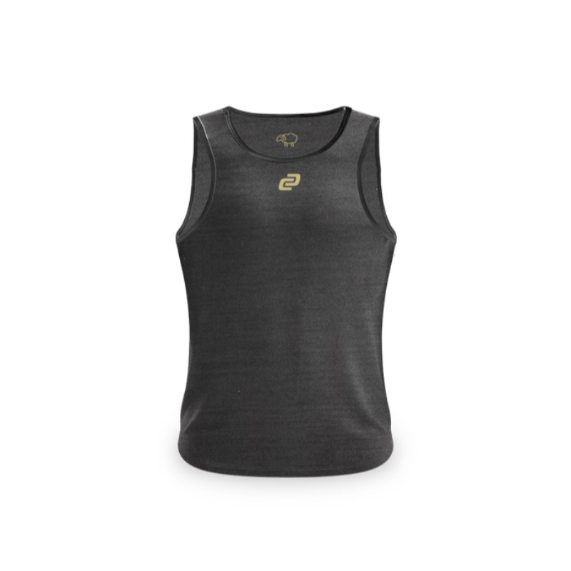 Ciovita Ladies Black Merino Sleeveless Vest 