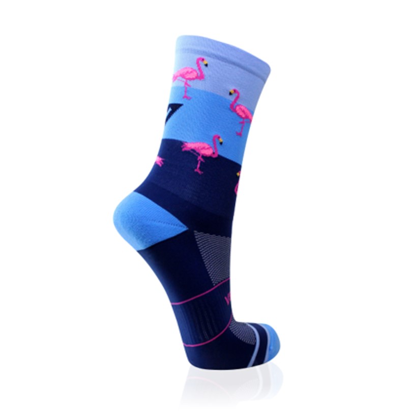 Versus Active Blue/Pink Flamingo Socks 