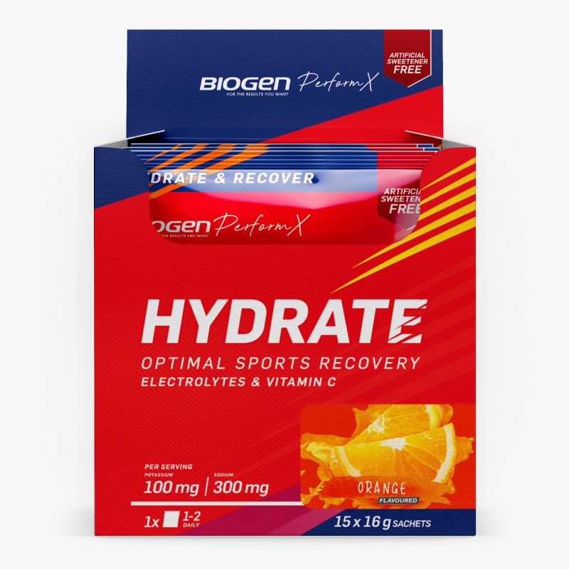 Biogen Sports Hydration 7X16g Orange Sachets