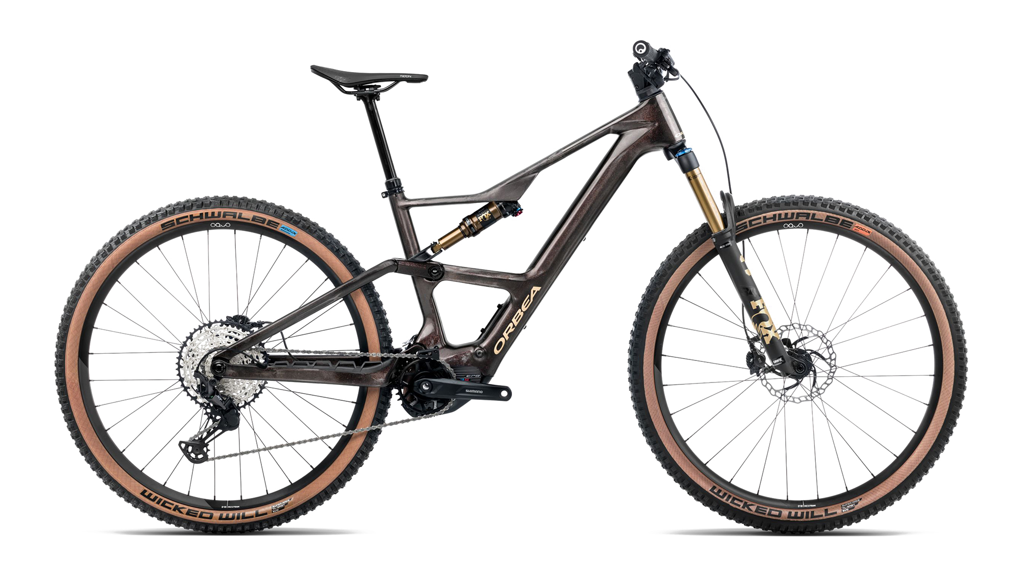 Orbea Rise SL M10 630Wh Carbon Dual Suspension Mountain E-Bike 2025
