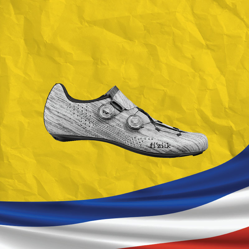 Fizik Unisex Grey/Black R1 Infinito Knit Road Shoes Cyclelab