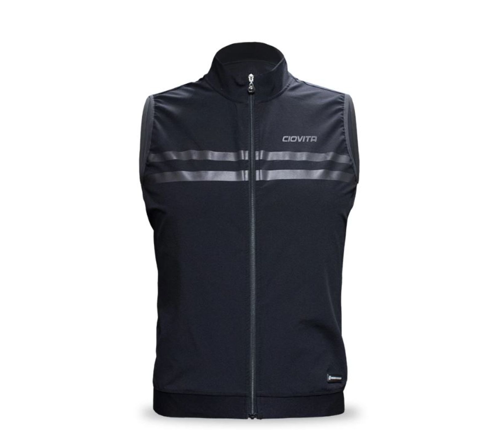 Ciovita Men's Black Faro Reflective Gilet