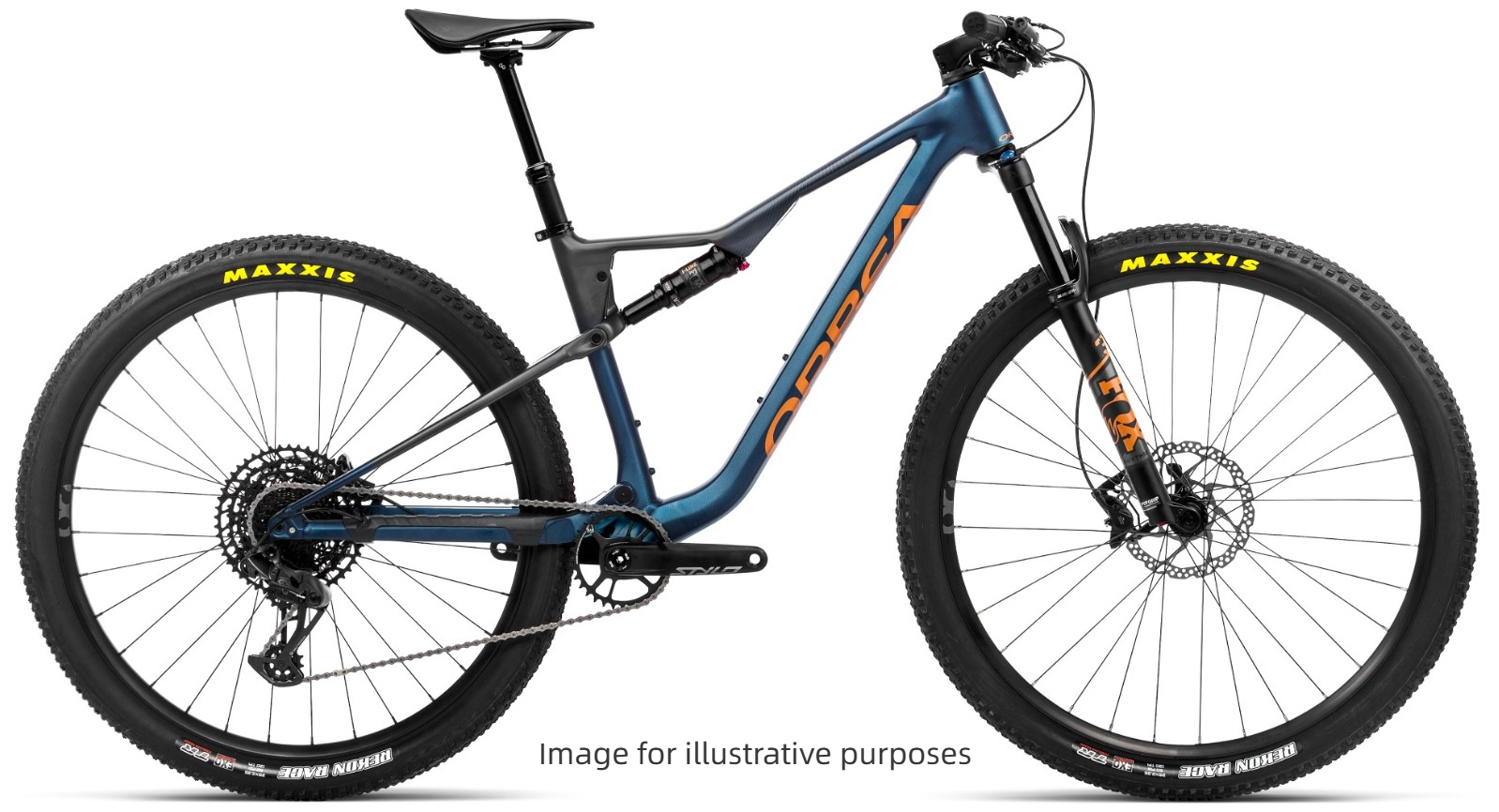 Demo Orbea Oiz H20 Dual Suspension MTB Blu/Org L 2023 