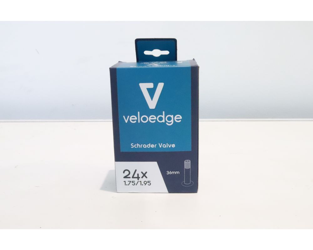 Veloedge 24x1.75/1.95 Schrader Valve 36mm Junior Mountain Bike Tube