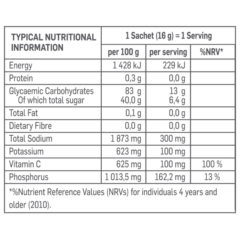 Biogen Sports Hydration 16G Orange Sachet